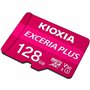 Carte Mémoire Micro SD avec Adaptateur Kioxia Exceria Plus 256 GB UHS-I U3 Cours 10 Rose