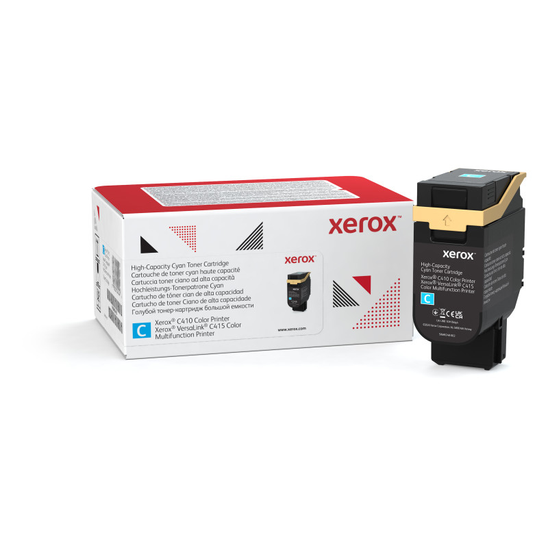 Xerox Cartouche de toner Cyan de Grande capacité Imprimante couleur ® C410/multifonctions ® VersaLink® C415 (7000 pages) - 006R0