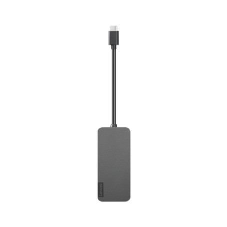 Lenovo GX90X21431 station d'accueil USB 3.2 Gen 2 (3.1 Gen 2) Type-C Noir