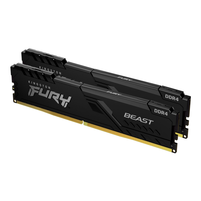 Kingston Technology FURY 8Go 3200MT/s DDR4 CL16 DIMM (Kit de 2) Beast Black