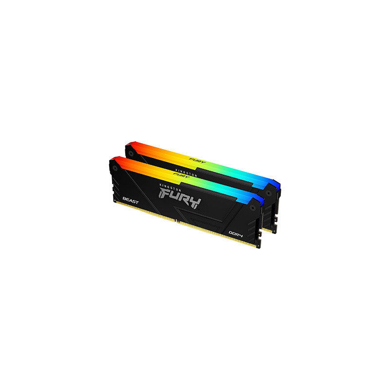 Kingston Technology FURY 64GB 3200MT/s DDR4 CL16 DIMM (Kits de 2) Beast RGB
