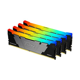 Kingston Technology FURY 128 Go 3200 MT/s DDR4 CL16 DIMM (Kits de 4) Renegade RGB Kingston Technology FURY 128 Go 3200 MT/s DDR4 CL16 DIMM (Kits de 4) Renegade RGB