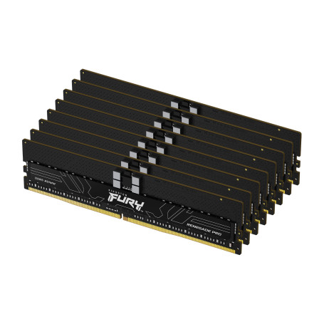 Kingston Technology FURY 128 Go 6000 MT/s DDR5 ECC Reg CL32 DIMM (kit de 8) Renegade Pro EXPO