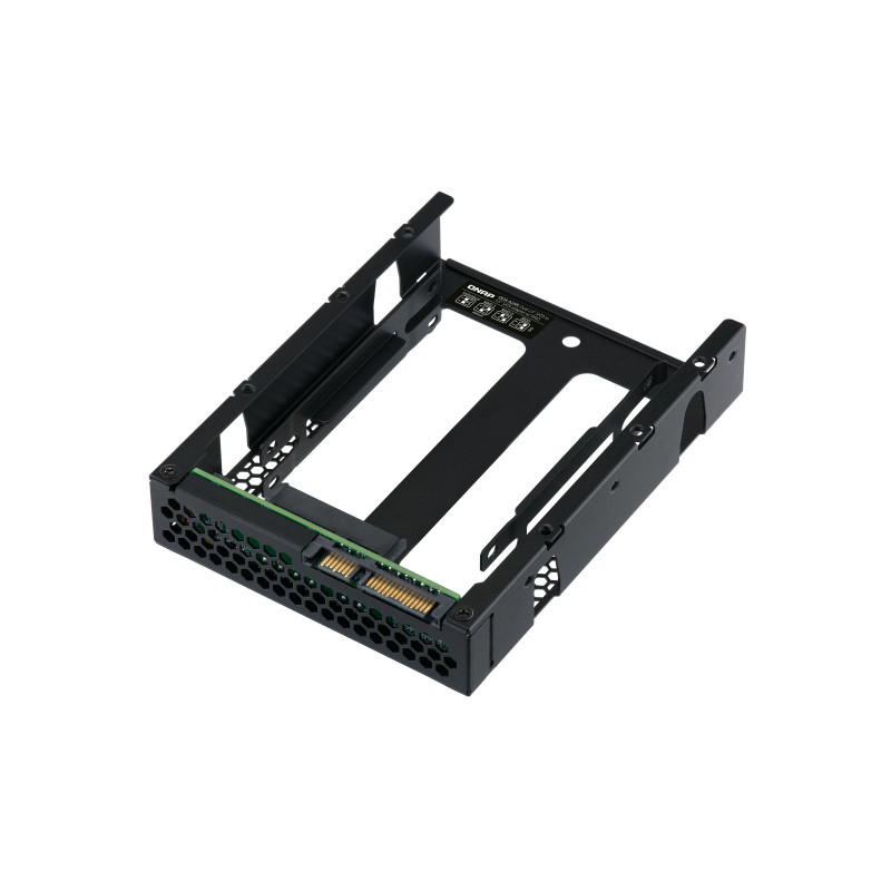 QNAP QDA-A2AR Boîtier de disques de stockage Boîtier disque dur/SSD Noir 2.5