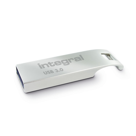 Integral 16GB USB3.0 DRIVE ARC METAL UP TO R-180 W-10 MBS lecteur USB flash 16 Go USB Type-A 3.2 Gen 1 (3.1 Gen 1) Argent