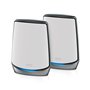 NETGEAR Orbi RBK852 AX6000 WiFi 6 Mesh System Tri-bande (2,4 GHz / 5 GHz / 5 GHz) Wi-Fi 6 (802.11ax) Gris, Blanc 8 Interne