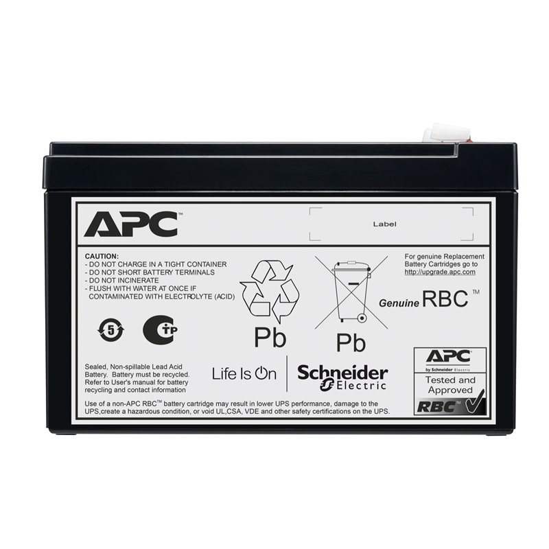 Image secondaire de APC APCRBCV210 Batterie de l'onduleur 12 V 7 Ah