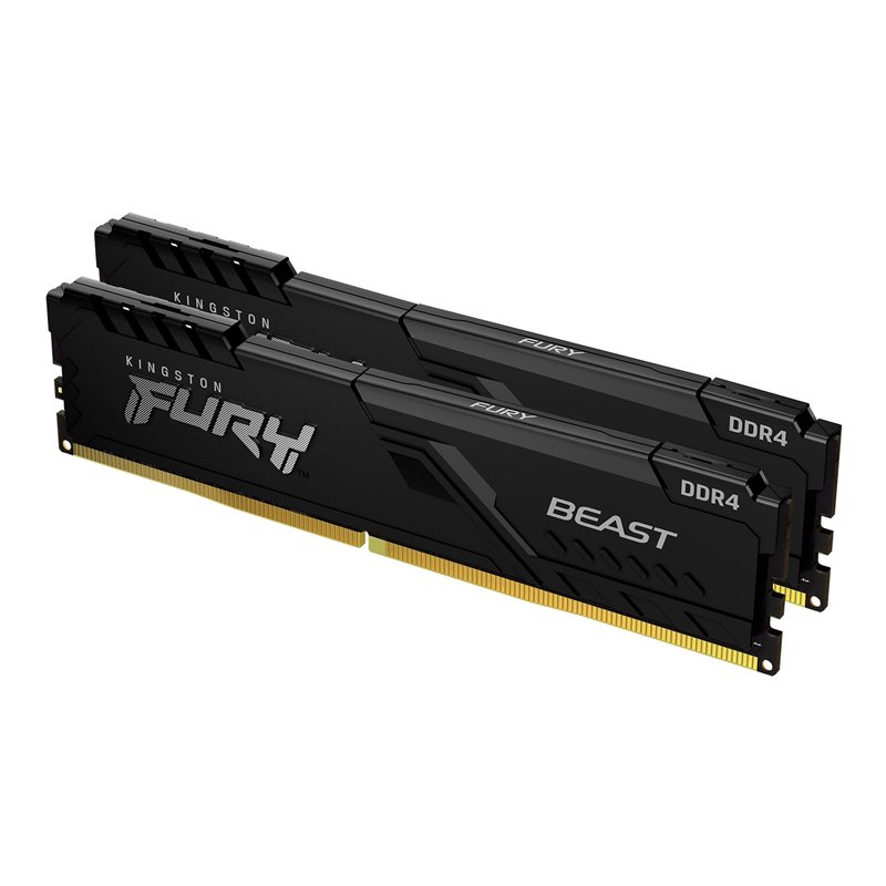 Image secondaire de Kingston Technology FURY 8Go 3200MT/s DDR4 CL16 DIMM (Kit de 2) Beast Black