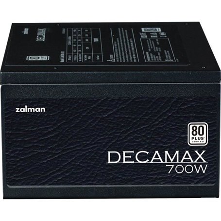 Alimentation PC - ZALMAN - DecaMax 700W - 80Plus - Non modulaire - Ventilateur 120mm - Noir