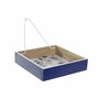 Porte-serviettes DKD Home Decor Métal Blanc Blue marine Bois MDF (2 pcs)