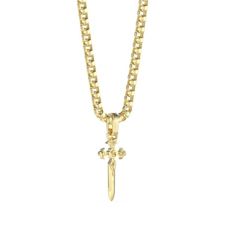 Collier Homme Guess JUMN04024JWYGT-U Croix