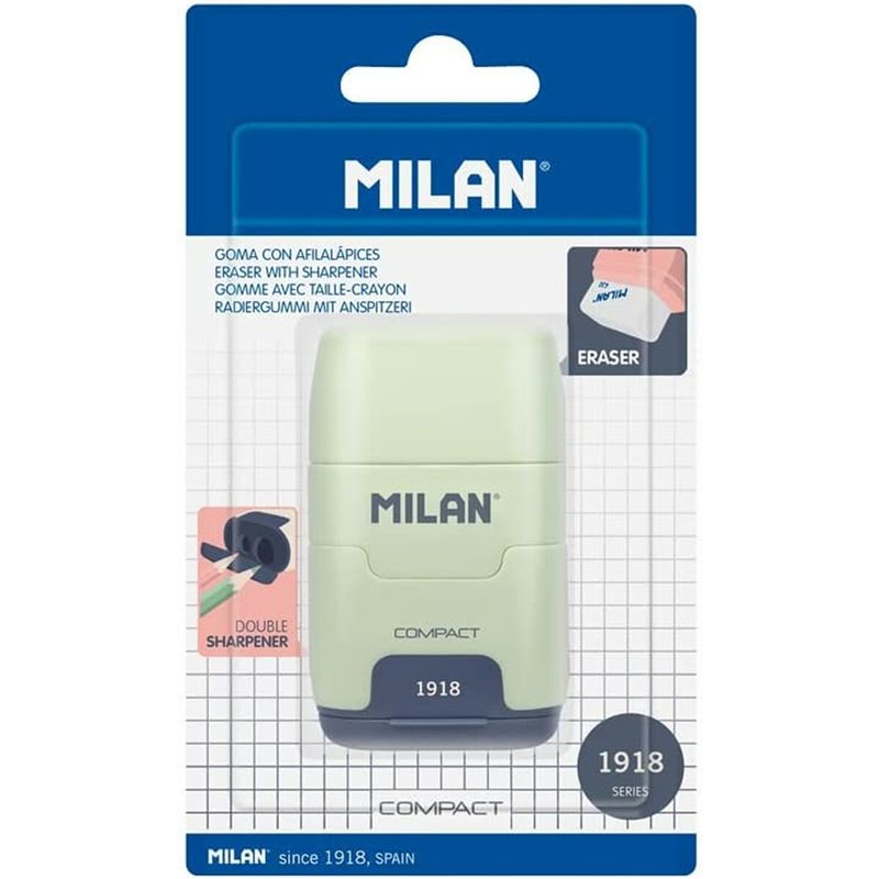 Image secondaire de Ensemble Gomme et Taille-Crayon Milan 1918 Multicouleur