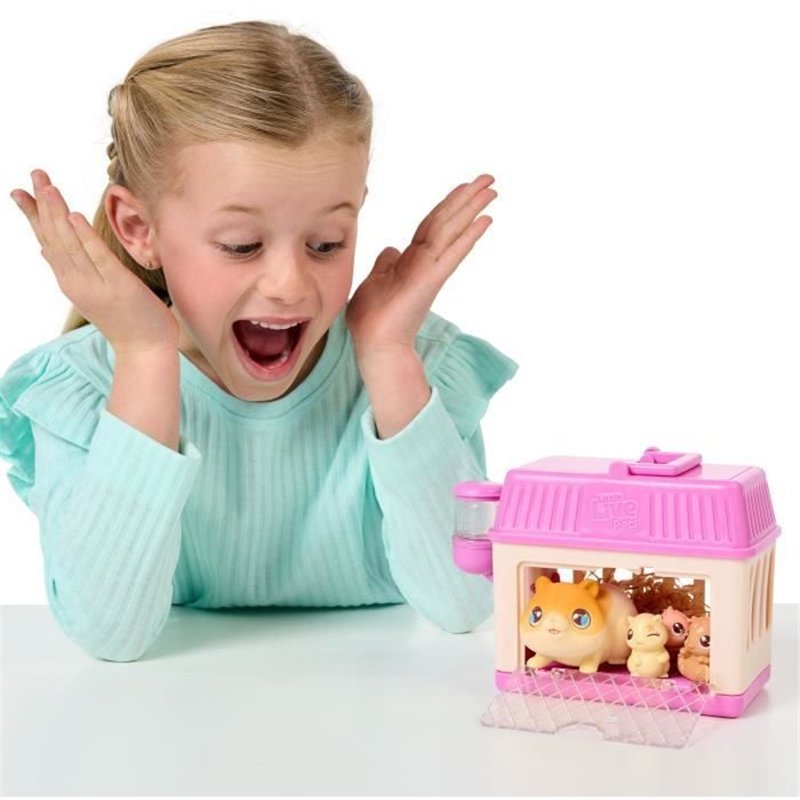 Image secondaire de Set de jeu - LITTLE LIVE PETS - Mama Surprise Hamsters - Bébés inclus - Accessoires personnalisables