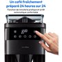 Cafetiere Filtre Digitale Isotherme avec Broyeur - MEDION - 1000W - 1,0L - Noir