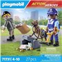 PLAYMOBIL 71731 Policier chien de recherche et voleur