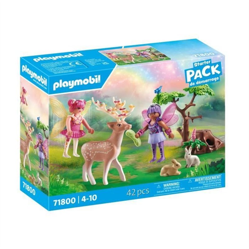PLAYMOBIL 71800 Duo de fées avec animaux de la foret