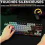 Clavier Gamer - The G-Lab - KEYZ CAESIUM - RGB - Gris & Noir - TKL