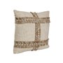 Coussin Romimex Beige Coton Coquillages 45 x 8 x 45 cm