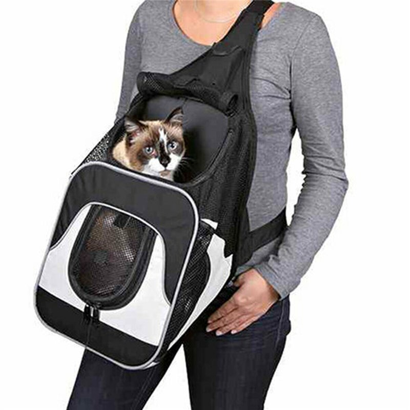 Image secondaire de Sac à dos pour animaux de compagnie Trixie Savina Noir Gris Polyester 30 × 33 × 26 CM