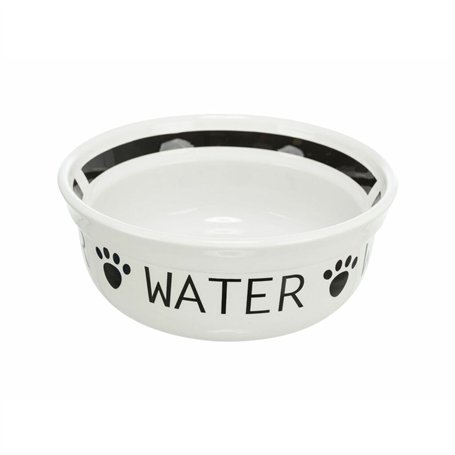Mangeoire pour chiens Trixie Blanc Noir Ø 13 cm 250 ml
