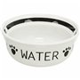 Mangeoire pour chiens Trixie Blanc Noir Ø 13 cm 250 ml