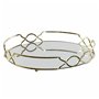 Plateau apéritif DKD Home Decor Miroir Métal (30 x 30 x 5 cm)