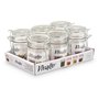 Pot en verre Vivalto 04-9411 Transparent 150 ml (6 Unités)
