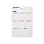 Aimants Pincello 424 Blanc 33,5 x 48 x 0,5 cm Frigo A3 (12 Unités)