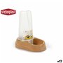 Mangeoir pour animaux Stefanplast 04093 Beige Plastique 650 ml 12 x 19,5 x 19 cm (12 Unités)