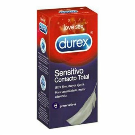 Préservatifs Durex Sensitivo Contacto Total 6 Pièces 1 Pièce