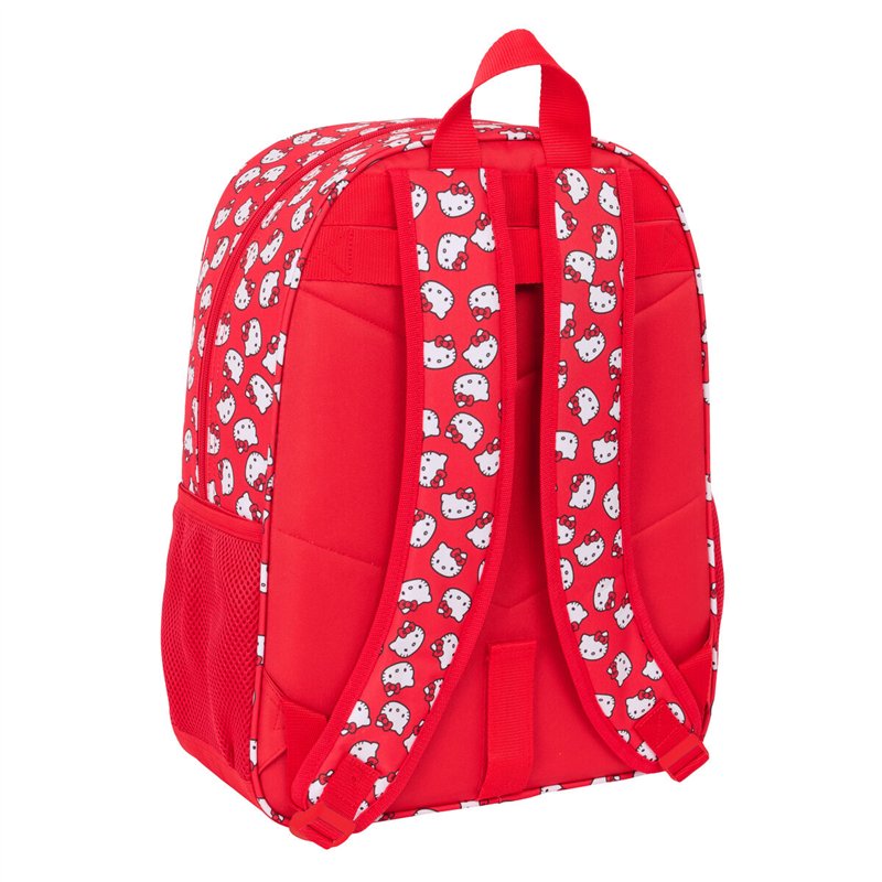 Image secondaire de Cartable Hello Kitty Iconic Blanc Rouge 33 x 42 x 14 cm