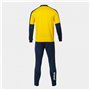 Survêtement pour Adultes Joma Sport Eco Championship Jaune Blue marine Enfant Homme 2 Pièces
