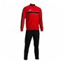 Survêtement pour Adultes Joma Sport Victory Noir Rouge Enfant Homme 2 Pièces