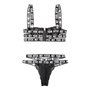 Ensemble de Lingerie Fantasy Lingerie Noir (L/XL)