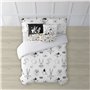 Housse de Couette Looney Tunes Looney B&W Blanc black 140 x 200 cm