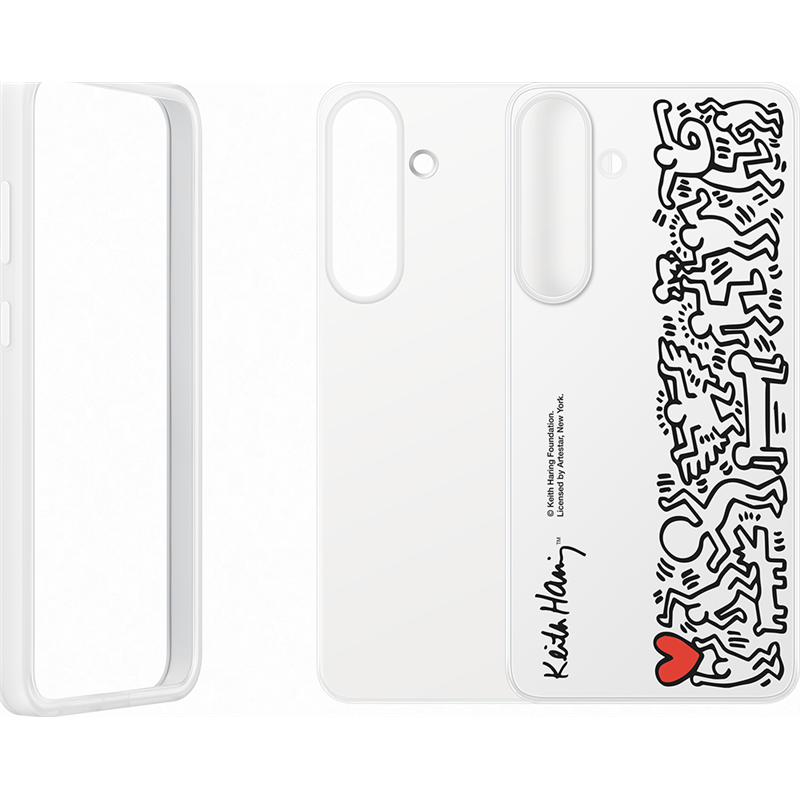 Image secondaire de Coque Samsung Galaxy S25+ FlipSuit avec fond d'écran dynamique Blanche Samsung