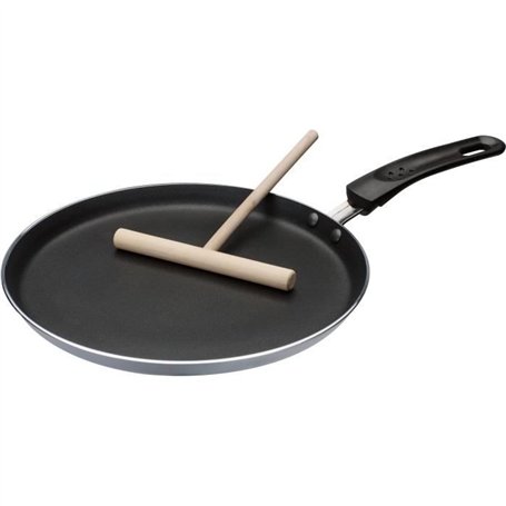 Poele a crepes - GSW - 26 cm - Induction - Aluminium avec étaleur