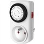 Minuterie compacte mécanique - GAO - Programmateur 3680W - 16A - 96 commutations/jour - Blanc