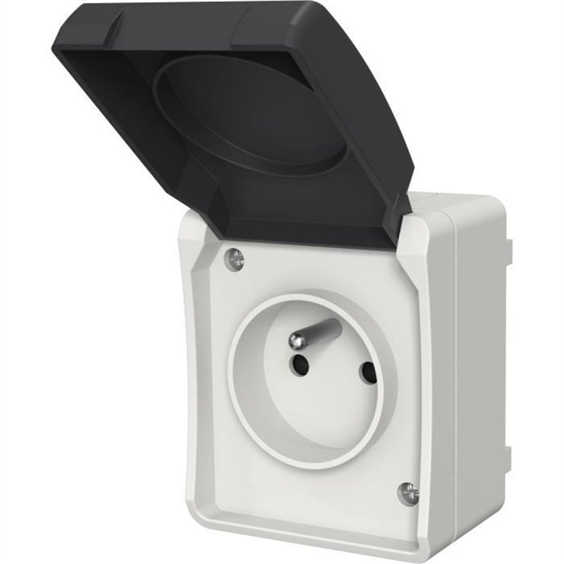 Prise 2P+T - GAO - Aquatop - IP54, étanche, résistant eau/poussiere