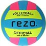 Ballon de volleyball - REZO - PVC - Contraste bicolore - Résistant et léger