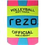 Ballon de volleyball - REZO - PVC - Contraste bicolore - Résistant et léger