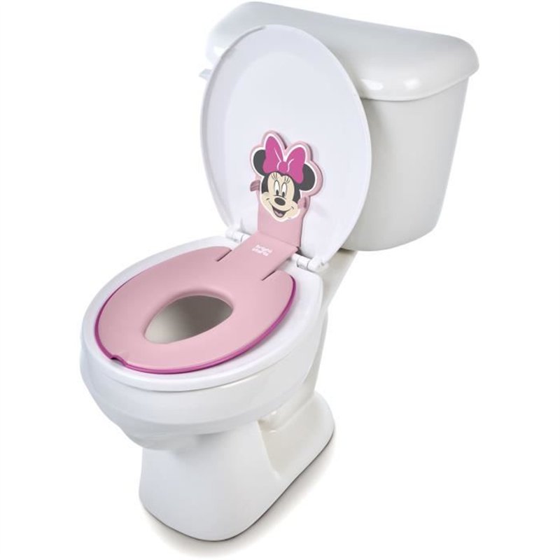 Réducteur de lunette de toilette - DISNEY BABY - MINNIE - Adhésif - Installation rapide