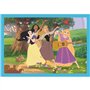 CLEMENTONI - Puzzle 4 en 1 - Disney Princess