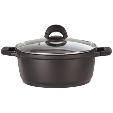 Faitout fonte d'aluminium - GSW - SILCOGUSS - 28 cm - Induction - Noir