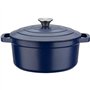 Marmite fonte massive - GSW - BLUE MAGIC - 20 cm - Ronde - Induction - Bleu