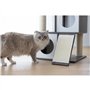 KERBL - Arbre a chat FLAIR - 48x44x86cm - Blanc/gris - Sisal