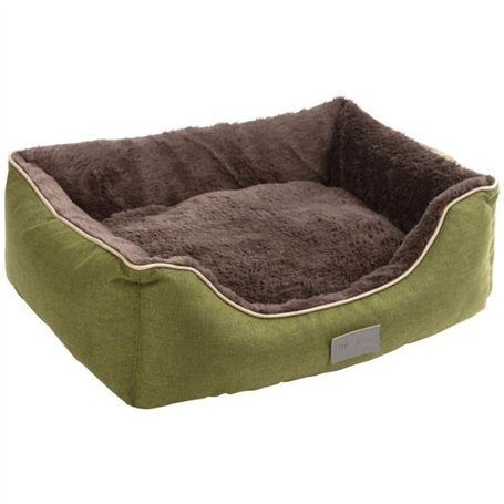 KERBL - Panier / Coussin -  Samuel - Gris/Gris foncé - 60 x 50 x 17cm
