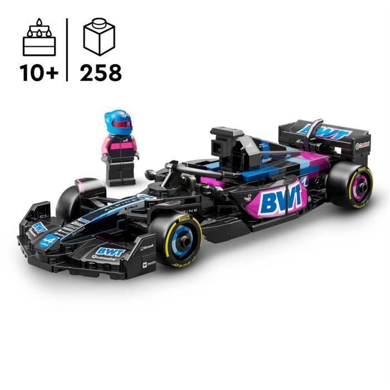 Image secondaire de LEGO Speed Champions 77248 Voiture F1 BWT Alpine Team A524 Jeu de construction des 10 ans