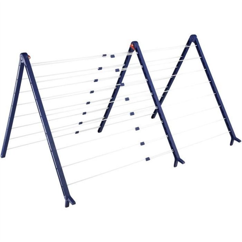 Séchoir a linge baignoire Pegasus V Duo 81702 Leifheit - Seche linge extensible pliable, stable-Etendoir a linge pour baignoires