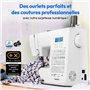 Machine a Coudre Numérique - MEDION - SD 36 - 38W - 270 Points - 700 tr/min - LED - Blanc